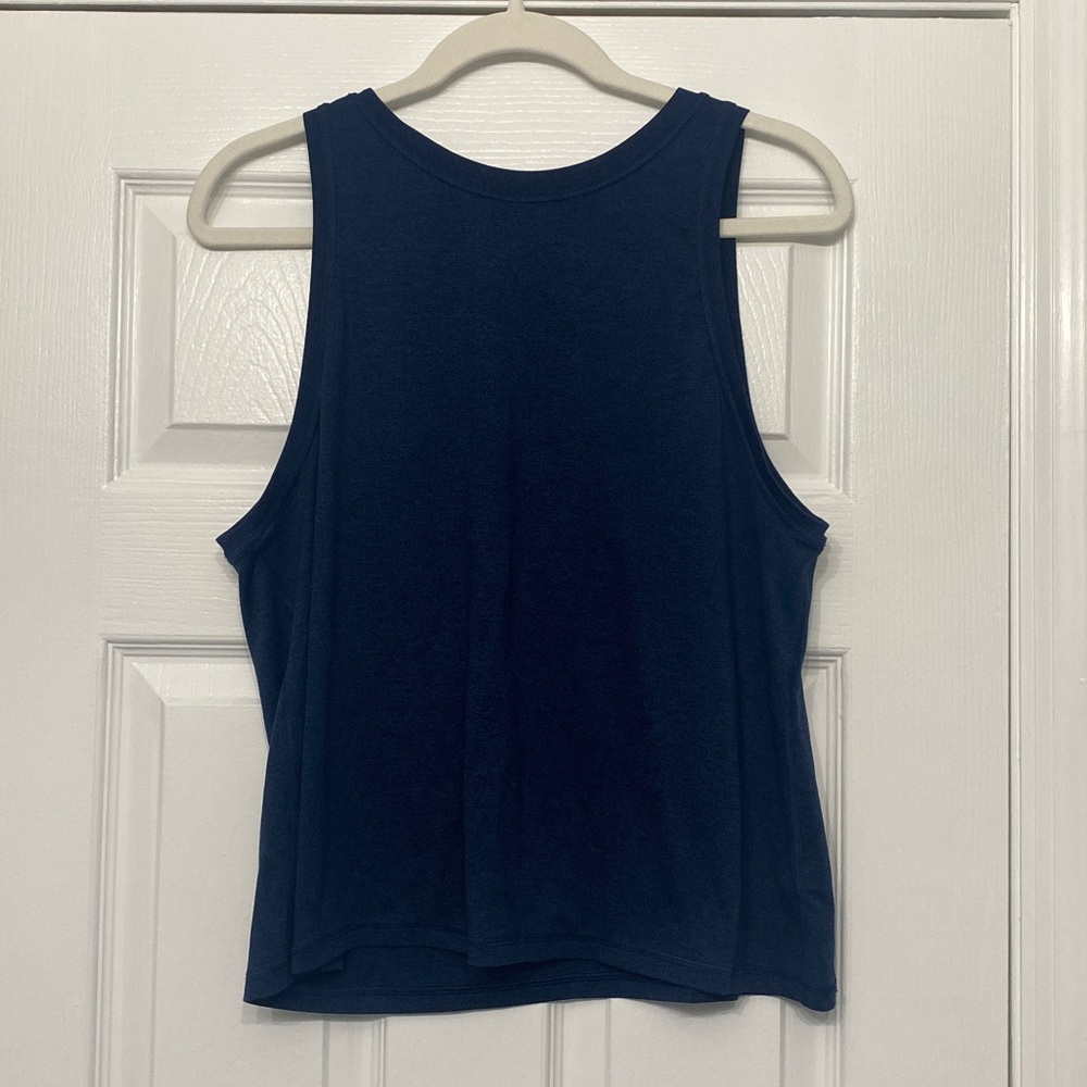 Athleta Deep Blue Knit Top